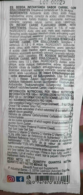 SOBRE MIX SABOR CARIBE SIN AZÚCAR