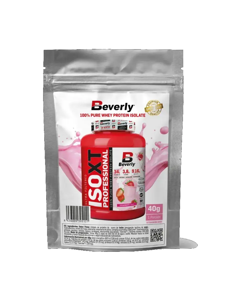 Monodosis Beverly Whey Iso XT Fresa