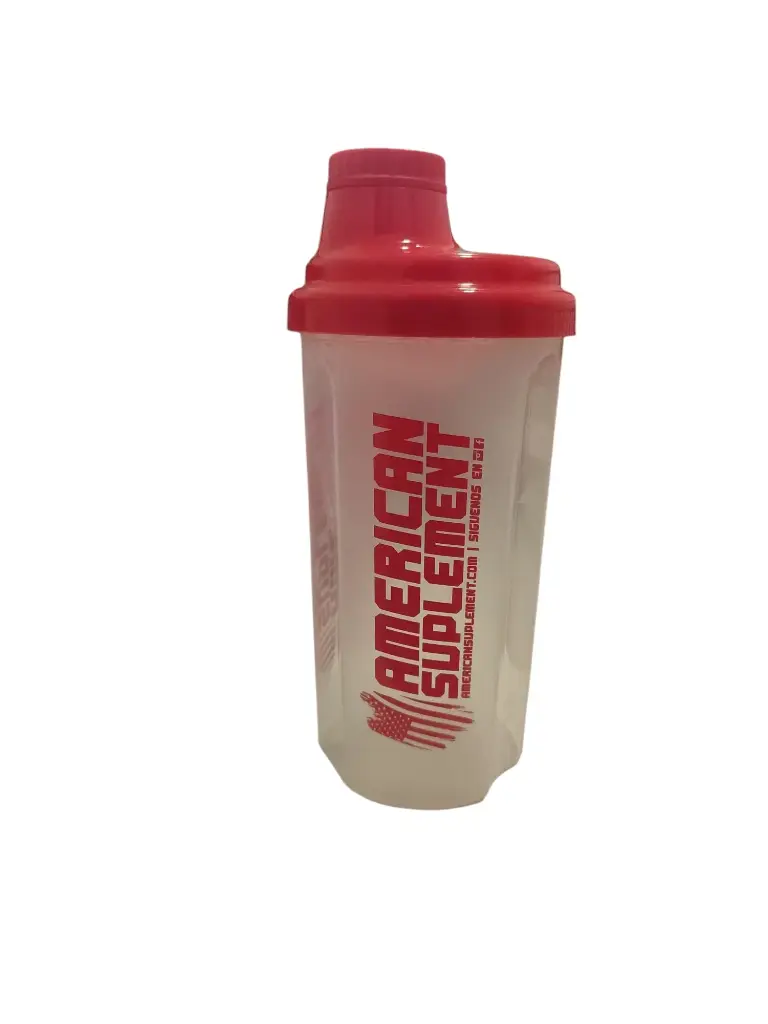 SHAKER ROJO 500ML - AMERICAN SUPLEMENT