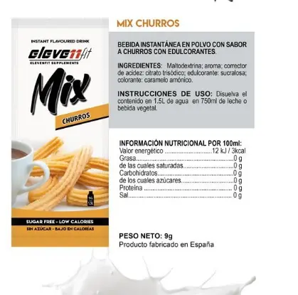 SOBRE MIX SABOR CHURROS SIN AZÚCAR