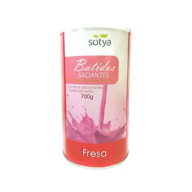 [8427483010203] Batido saciante polvo sabor Fresa 700 gr
