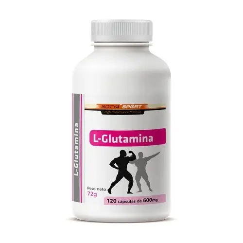 [8427483000006] L-GLUTAMINA 600 MG - 120 CÁPSULAS