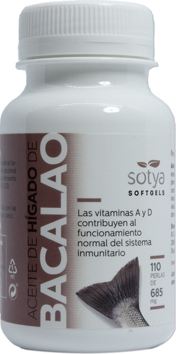 [8427483018018] ACEITE DE HIGADO DE BACALAO 110 PERLAS
